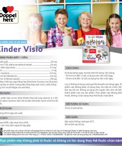 TPBVSK Kinder Visio hỗ trợ đôi mắt bé khỏe mạnh, thị lực tốt