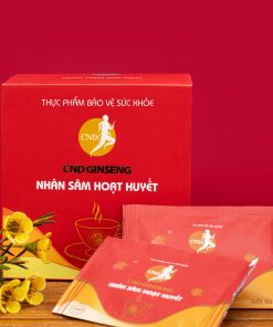Sâm CND Ginseng Hoạt Huyết – Hỗ trợ tuần hoàn não, giảm đau đầu, chóng mặt (kèm túi)