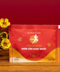 Sâm CND Ginseng Hoạt Huyết – Hỗ trợ tuần hoàn não, giảm đau đầu, chóng mặt (kèm túi)