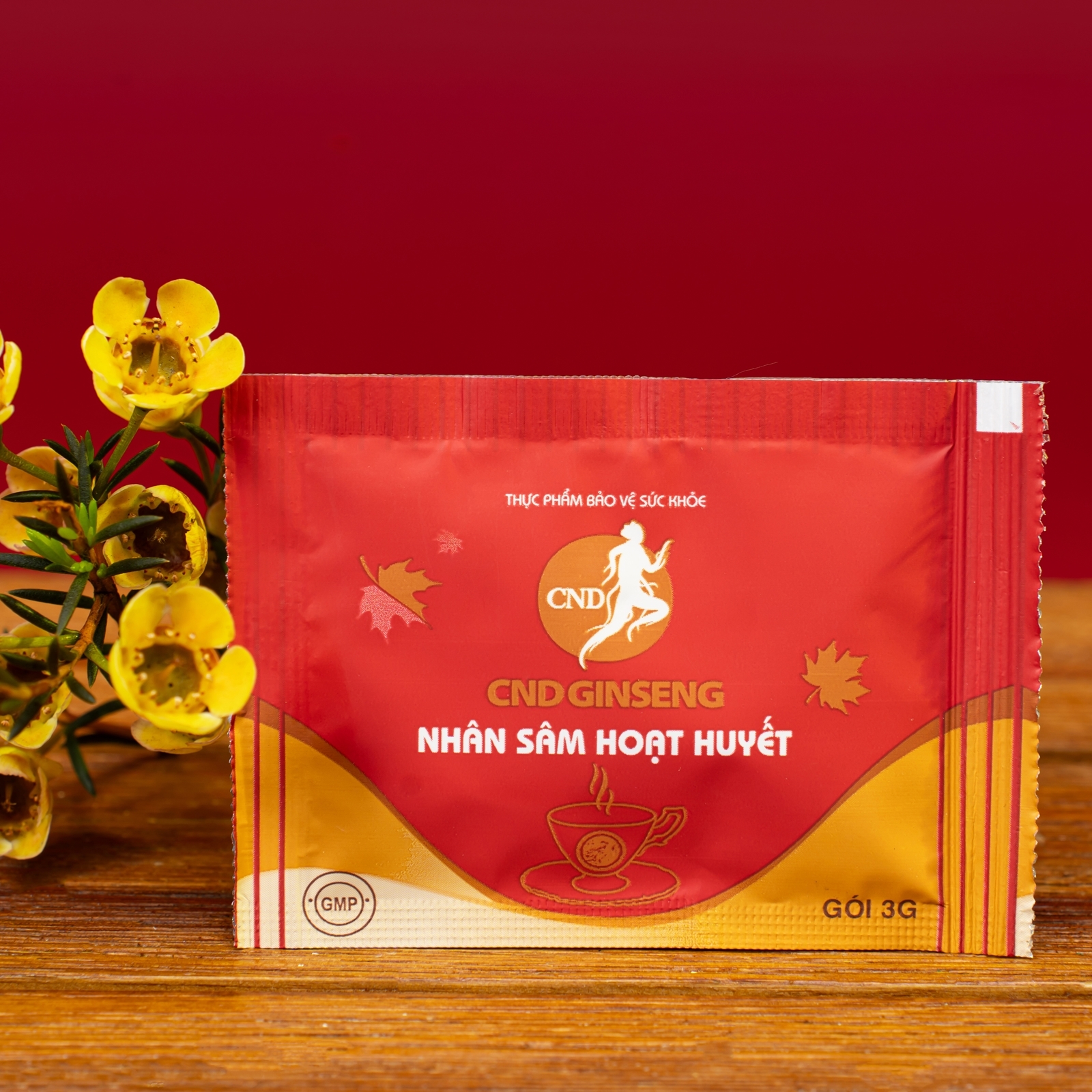 Sâm CND Ginseng Hoạt Huyết – Hỗ trợ tuần hoàn não, giảm đau đầu, chóng mặt (kèm túi)