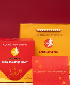 Sâm CND Ginseng Hoạt Huyết – Hỗ trợ tuần hoàn não, giảm đau đầu, chóng mặt (kèm túi)
