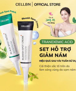 Set Hỗ Trợ Giảm Sắc Tố – Giảm Sạm Nám An Toàn – Kem Blemish Spot Cream & Gel Black Spot Patch