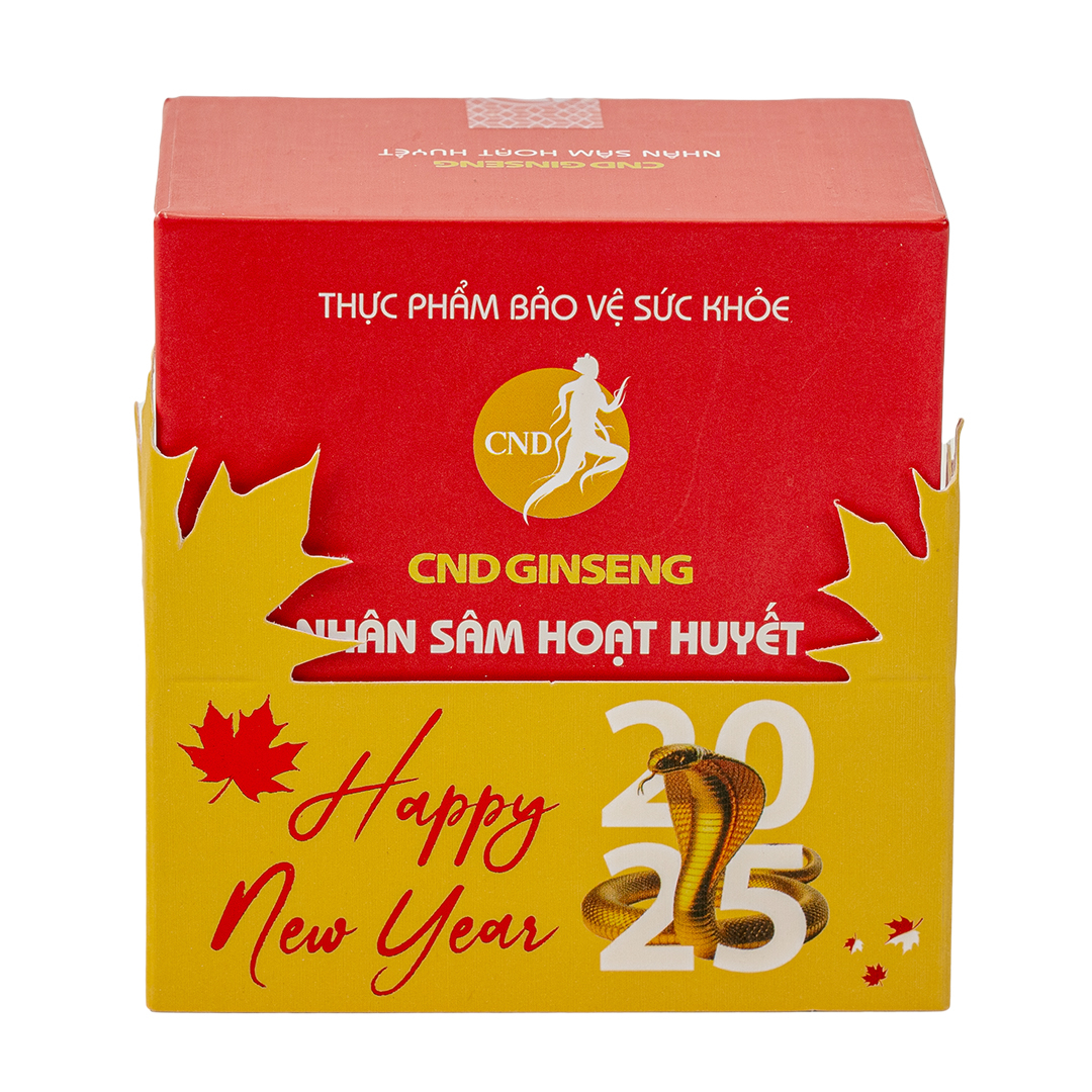 Sâm CND Ginseng Hoạt Huyết – Hỗ trợ tuần hoàn não, giảm đau đầu, chóng mặt (kèm túi)