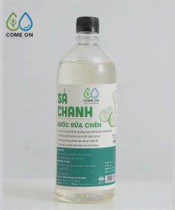 Nước rửa chén sả chanh COME ON làm sạch bát đĩa, an toàn da tay 1 lít