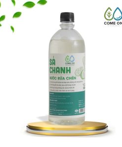 Nước rửa chén sả chanh COME ON làm sạch bát đĩa, an toàn da tay 1 lít