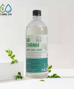 Nước rửa chén sả chanh COME ON làm sạch bát đĩa, an toàn da tay 1 lít