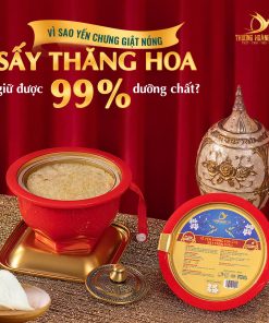Súp yến TỰ SÔI, SẤY THĂNG HOA các vị THƯỢNG HOÀNG YẾN 140gr