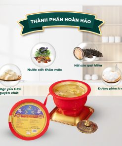 Súp yến TỰ SÔI, SẤY THĂNG HOA các vị THƯỢNG HOÀNG YẾN 140gr