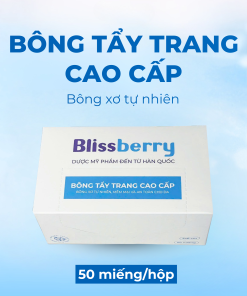 Bông tẩy trang cao cấp Blissberry, 50 miếng