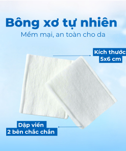 Bông tẩy trang cao cấp Blissberry, 50 miếng