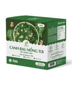 Canh rau mồng tơi sấy thăng hoa eSoup