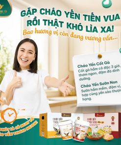 COMBO 10 cốc cháo yến tiến vua mix vị – THƯỢNG HOÀNG YẾN 20gr