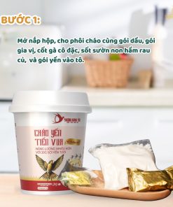 COMBO 10 cốc cháo yến tiến vua mix vị – THƯỢNG HOÀNG YẾN 20gr