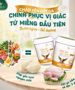 COMBO 10 cốc cháo yến tiến vua mix vị – THƯỢNG HOÀNG YẾN 20gr
