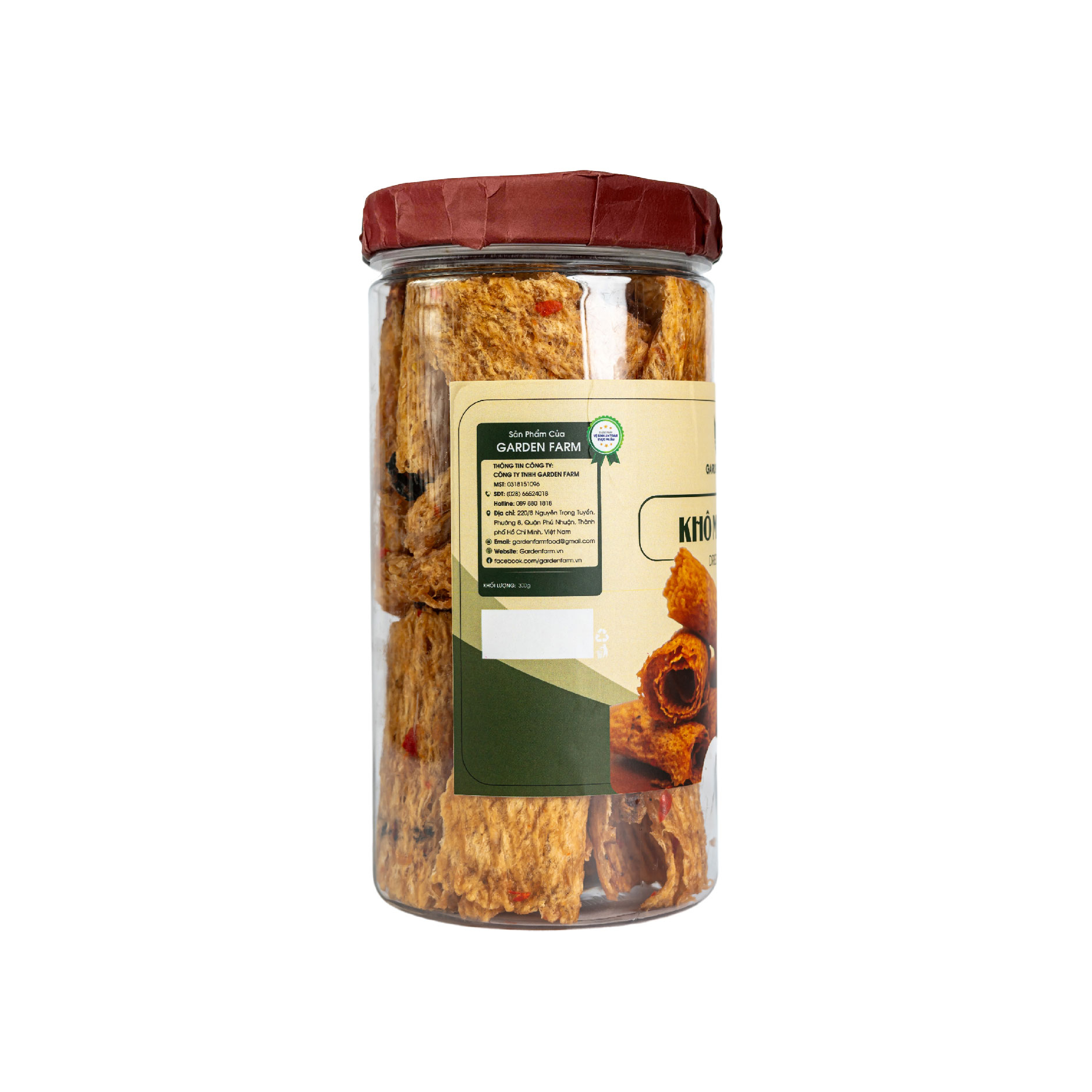 Khô Mực tẩm vị Garden Farm (hũ 250g)