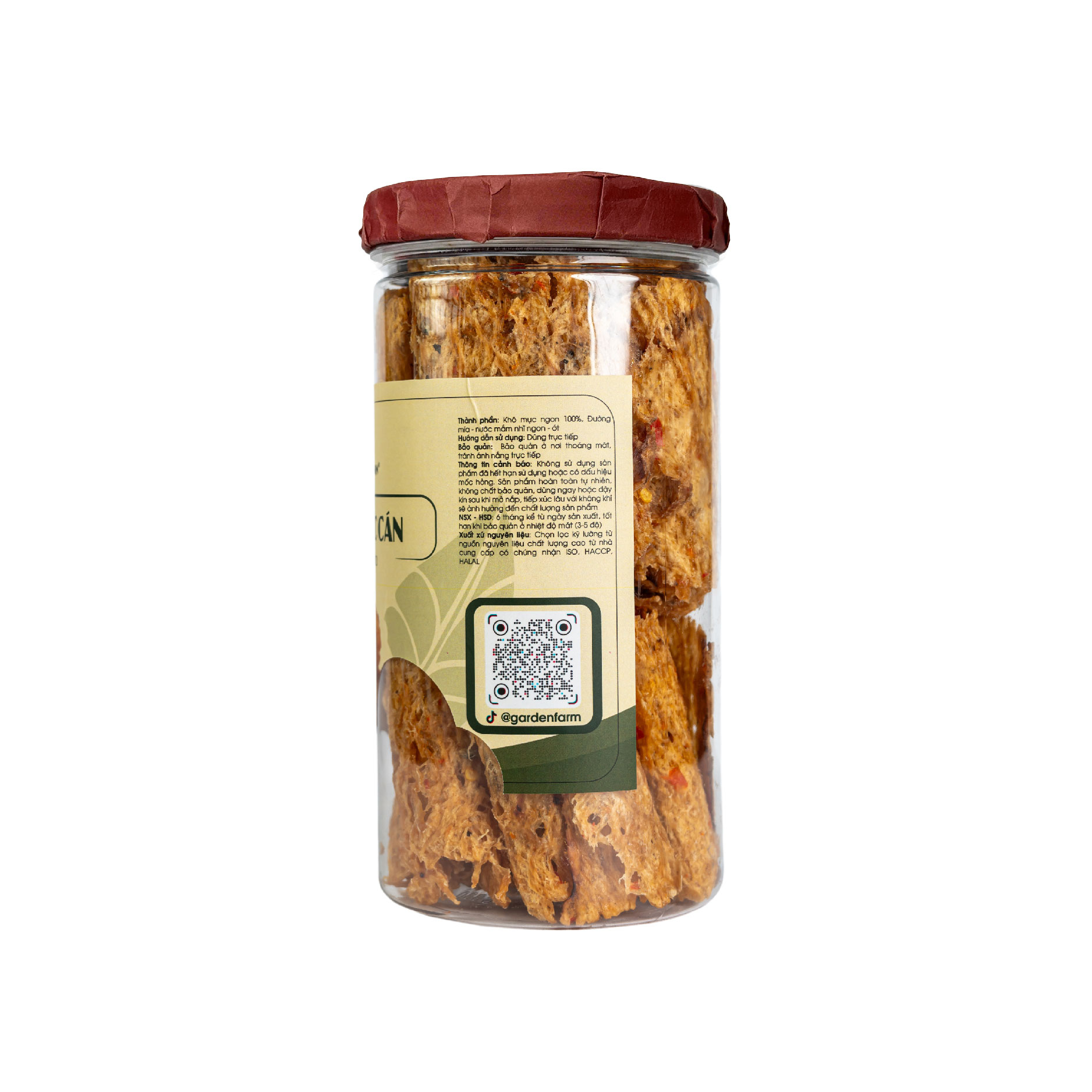 Khô Mực tẩm vị Garden Farm (hũ 250g)