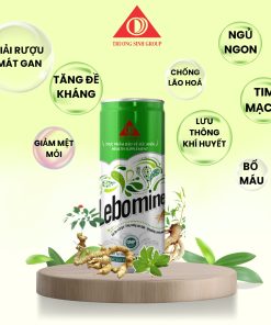 Nước uống Lebomine giải độc mát gan (Thùng 24 lon)