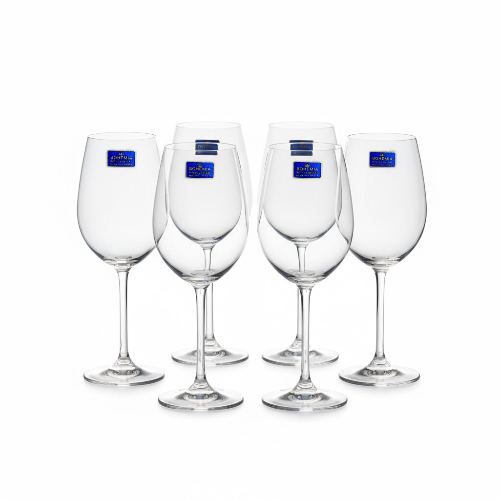 Ly rượu vang pha lê 390ml Bohemia Crystal set 6 ly – Model: GASTRO 390 ml