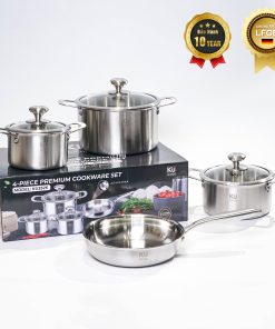 Chảo Inox Cao Cấp KU3326 size 24 (LFGB)