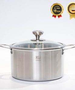 Nồi inox cao cấp KU 3326 size 24 có nắp (LFGB)