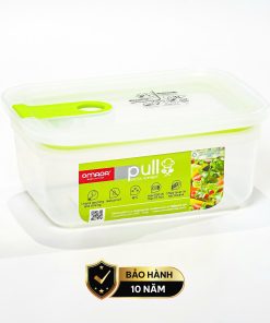 Hộp đựng thực phẩm nhựa nguyên sinh 1000ml pull box chef cao cấp OMADA – Model: M5812VA1
