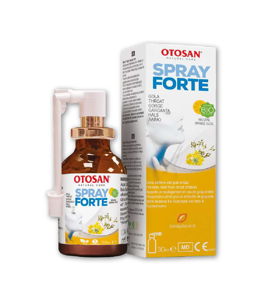 Xịt Họng Otosan Forte – Giảm Đau Rát, Ngứa Họng, Viêm Amidan – Thảo Dược Tự Nhiên – Xoay 360° – Lọ 30ml