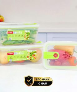 Hộp đựng thực phẩm nhựa nguyên sinh 1000ml pull box chef cao cấp OMADA – Model: M5812VA1