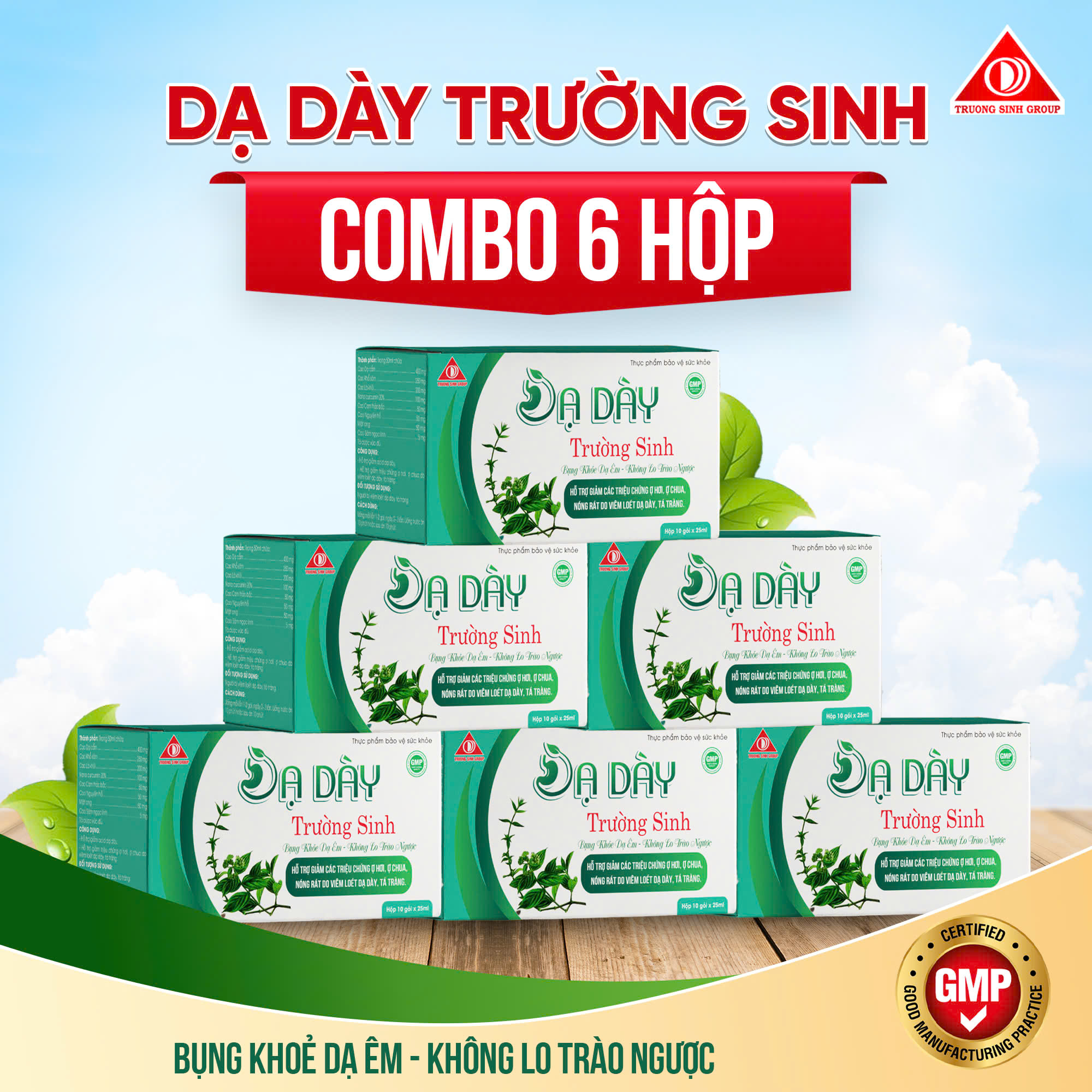 Combo 6 hộp dạ dày Trường Sinh
