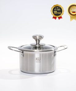 Nồi inox cao cấp KU 3326 size 16 có nắp ( LFGB)