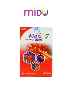 Midu MenaQ7 360mcg care – Hộp (1 lọ x 60 viên)