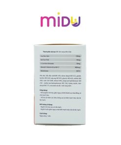Midu MenaQ7 360mcg care – Hộp (1 lọ x 60 viên)