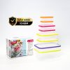 Set 8 hộp đựng thực phẩm kháng khuẩn Sanaliving cao cấp OMADA – Model: S2336CA