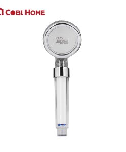 Bộ đầu vòi sen lọc nước tăng áp gồm vòi và 1 lõi lọc