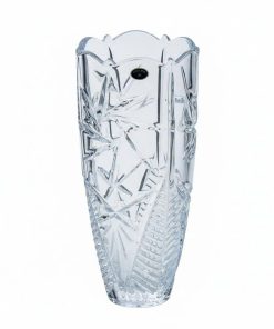 Bình hoa pha lê 89002 dáng bầu Bohemia Royal Crystal – Model: PINWHEEL 300mm