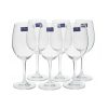 Ly rượu vang pha lê 350 ml Bohemia Royal Crystal set 6 ly – Model: Cristallin 350ml