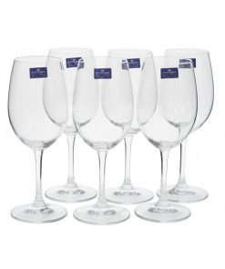 Ly rượu vang pha lê 350 ml Bohemia Royal Crystal set 6 ly – Model: Cristallin 350ml