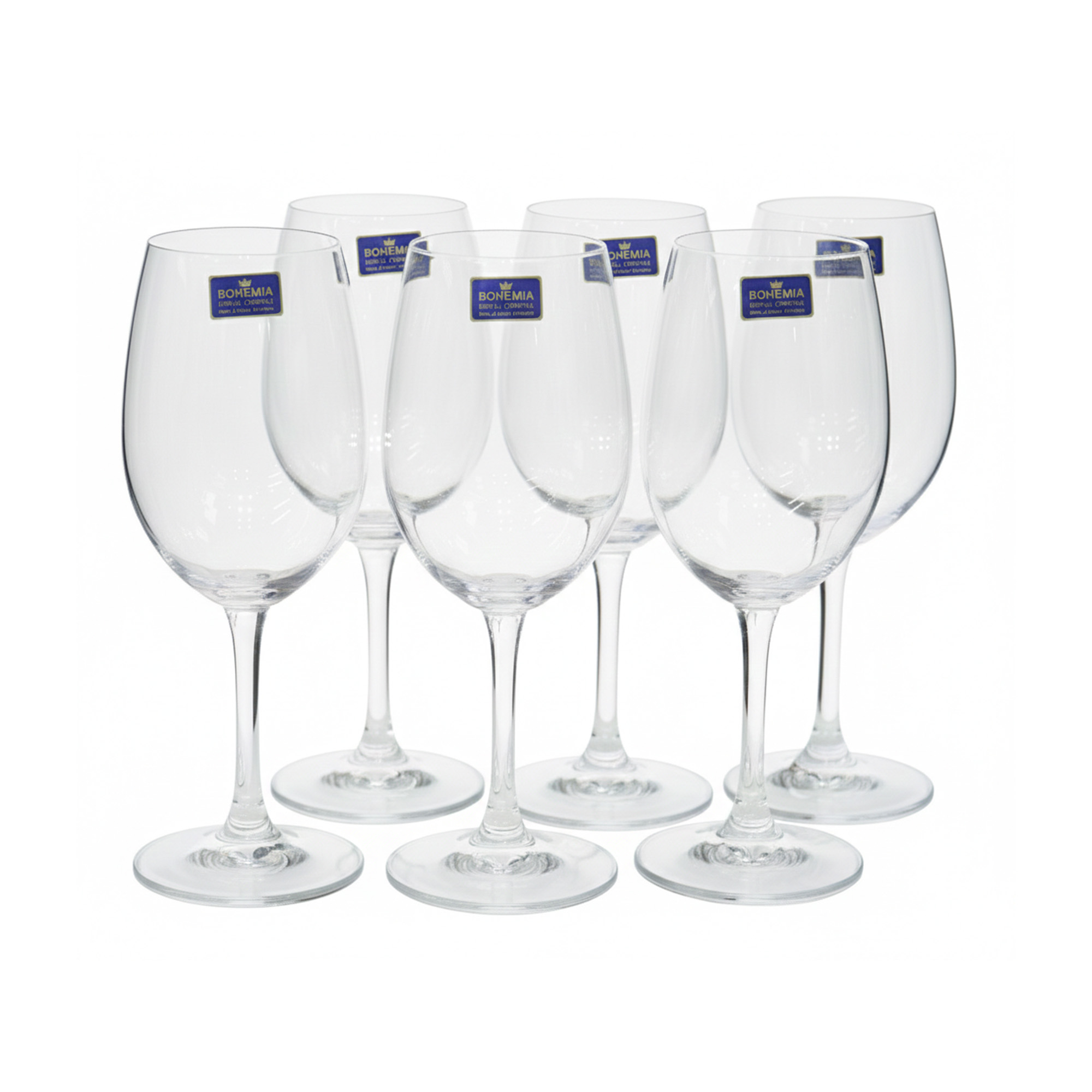 Ly rượu vang pha lê 350 ml Bohemia Royal Crystal set 6 ly – Model: Cristallin 350ml
