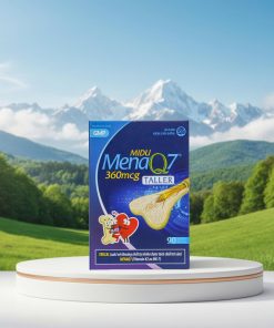 Midu MenaQ7 360mcg – Hỗ trợ chắc khỏe xương và phát triển chiều cao cho trẻ dậy thì với Trucal và Vitamin K2 hàm lượng cao (hộp 90 viên)