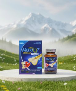 Midu MenaQ7 360mcg – Hỗ trợ chắc khỏe xương và phát triển chiều cao cho trẻ dậy thì với Trucal và Vitamin K2 hàm lượng cao (hộp 90 viên)