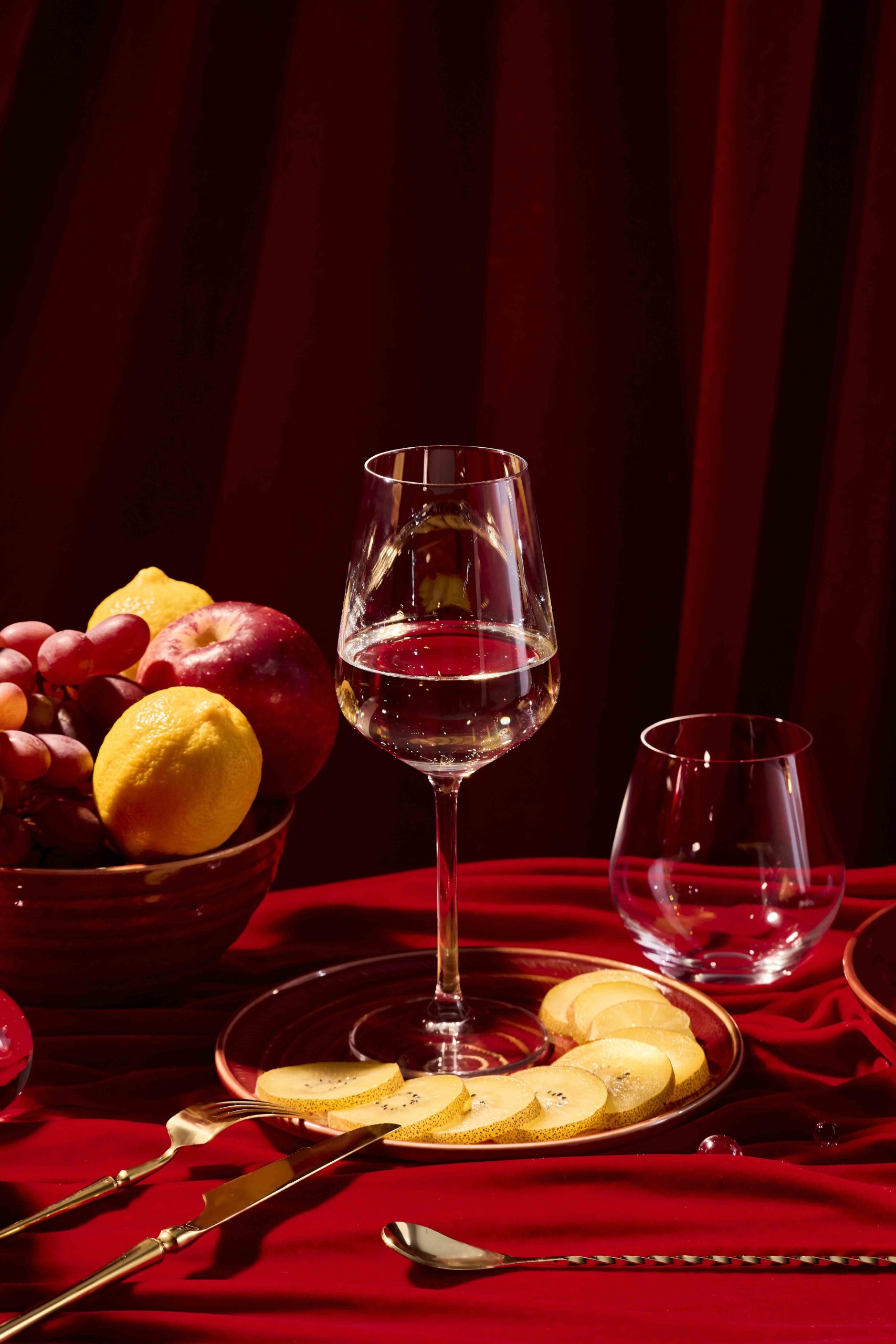 Bộ 16 ly pha lê GLOBO 4×4 (sâm panh/vang đỏ/ vang trắng/ uống nước)