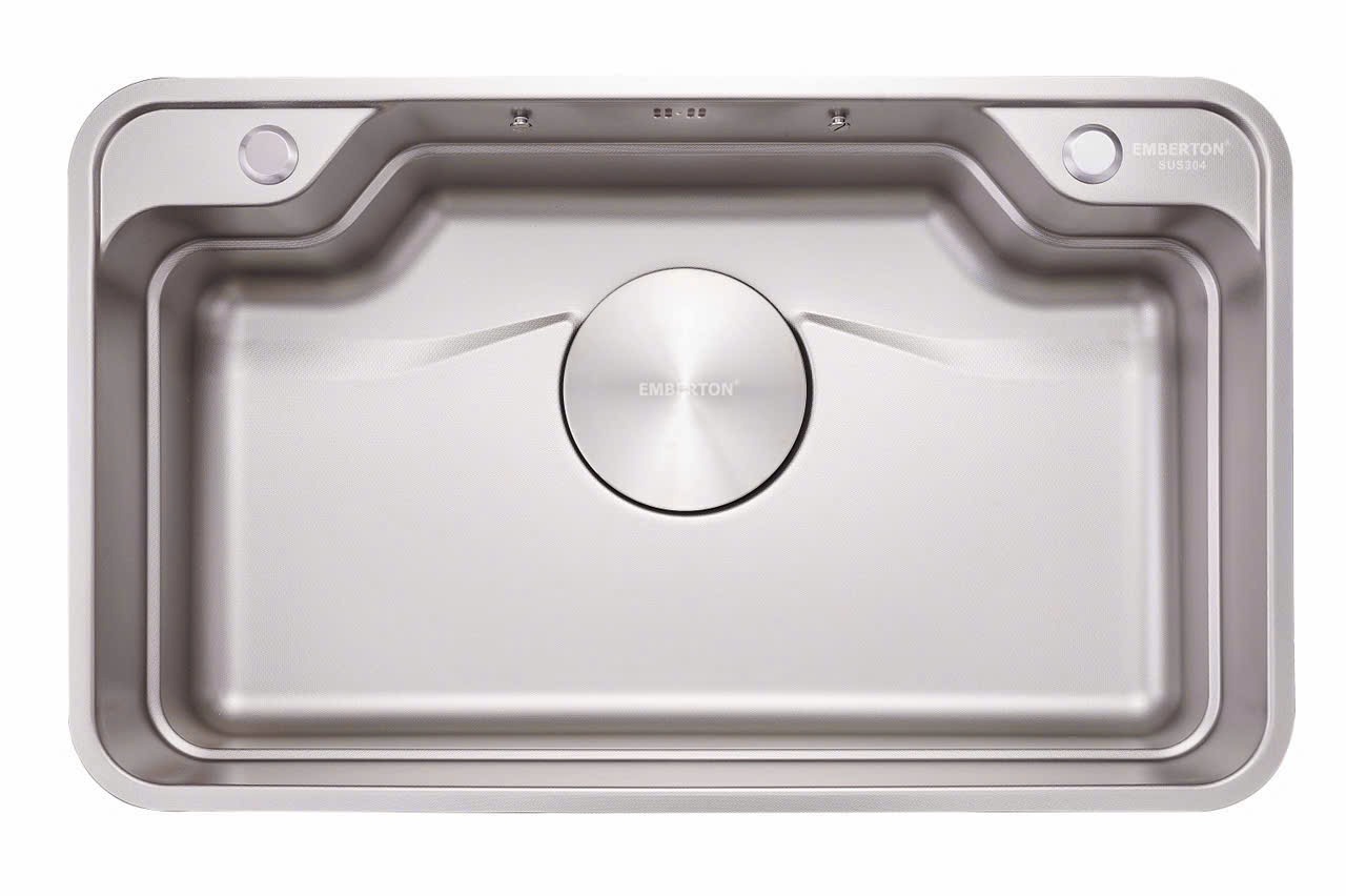 Chậu rửa bát 1 hố cao cấp inox 304 Emberton EB WSS7648