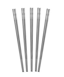 Set đũa Inox 5 đôi khắc chữ PHÚC mang ý nghĩa may mắn bình an – COBI