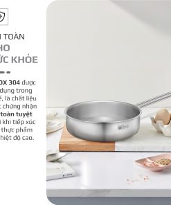 CHẢO INOX OLIVO P2055 Kèm nắp