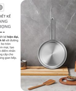 CHẢO INOX OLIVO P2055 Kèm nắp