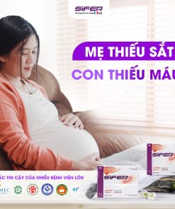 Thực phẩm bảo vệ sức khỏe bổ sung sắt SIFER (Hộp 30 gói)