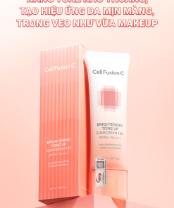 Kem Chống Nắng Nâng Tone Ráo Mịn Kiềm Dầu Cell Fusion C Brightening Tone Up Sunscreen 100 SPF50+ PA ++++ 35ml +35ml
