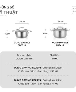 Nồi OLIVO DAVINCI 2010