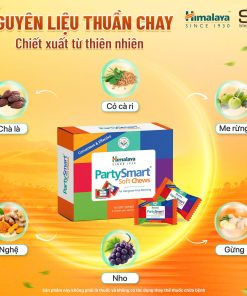 Hộp 10 viên Viên kẹo Party Smart hỗ trợ giảm buồn nôn, khó chịu sau tiệc tùng