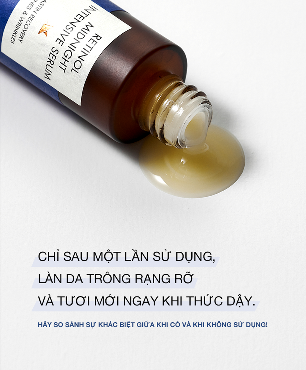 Tinh Chất Sáng Da Và Cải Thiện Nếp Nhăn Danique Retinol Midnight Intensive Serum 30ml