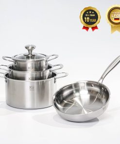 Bộ nồi inox cao cấp KUCHEN (LFGB) KU 3326